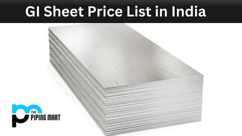 gi sheet price list